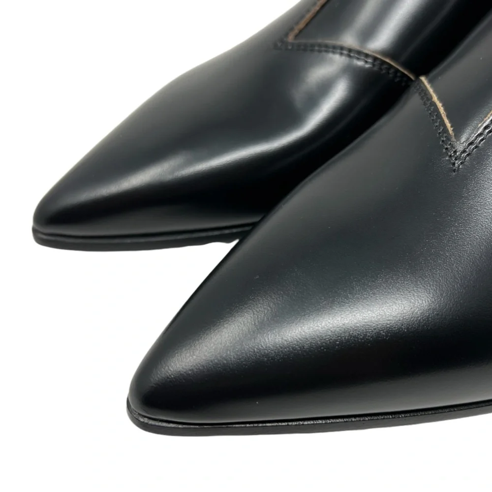 GUCCI Womens Cordovan Lux Leather Ankle Boot Black Size 38 EU - Picture 11 of 17